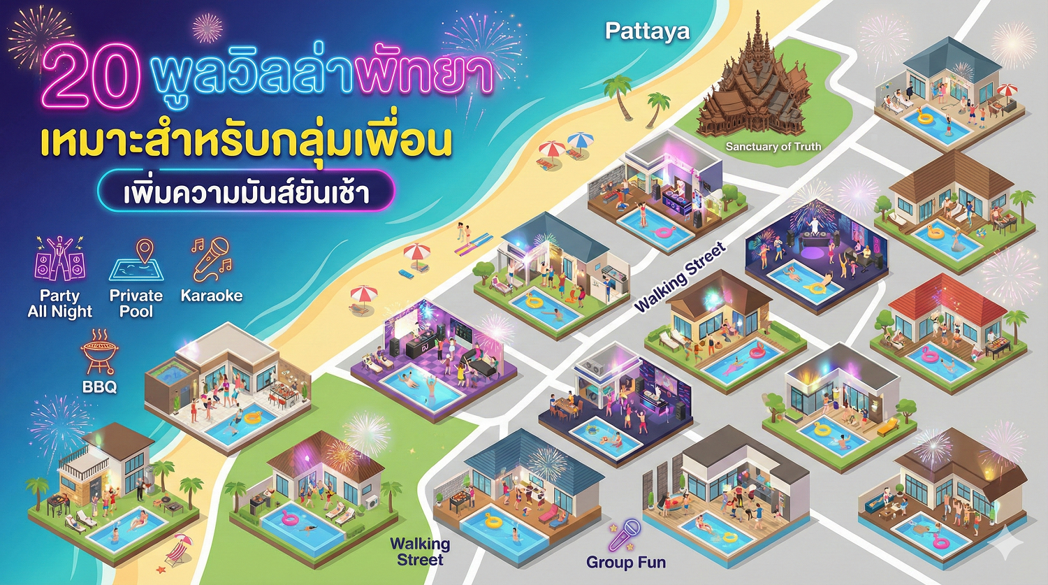 20 พูลวิลล่าพัทยา